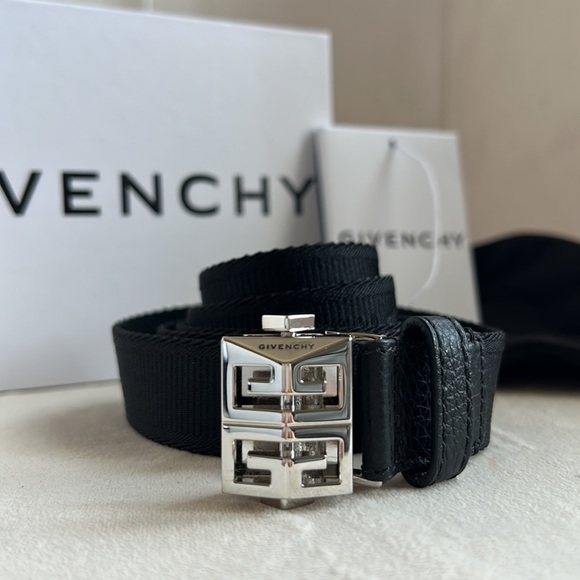 Givenchy Webbed Belt 4G Buckle - 90 CM Unisex - Picture 2 of 10